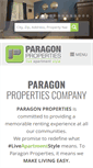 Mobile Screenshot of paragonapartments.com